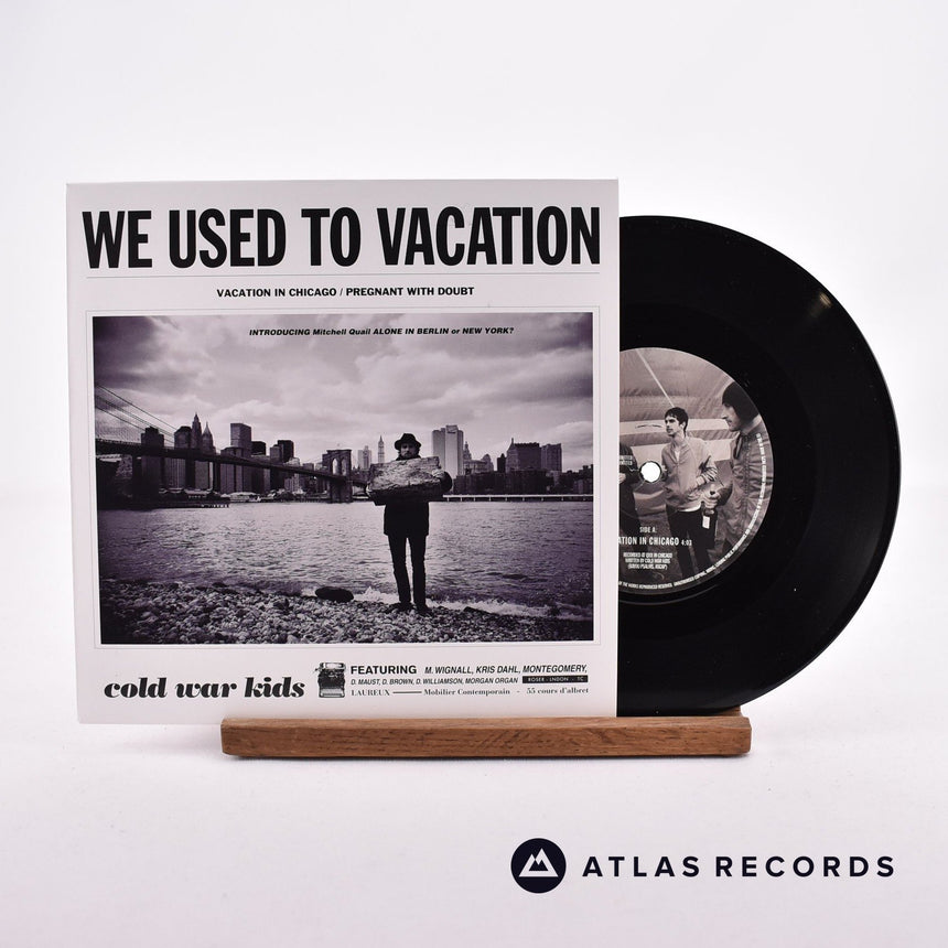 Cold War Kids We Used To Vacation 7" Vinyl Record - Front Cover & Record