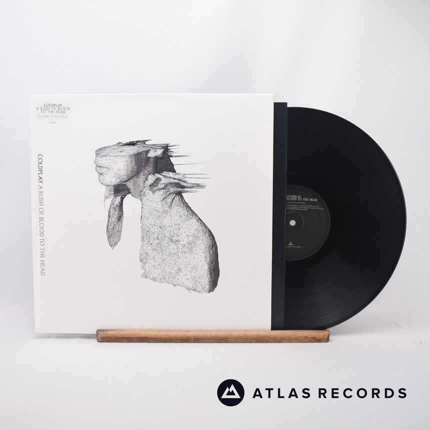 Coldplay A Rush Of Blood To The Head LP Vinyl Record - Front Cover & Record