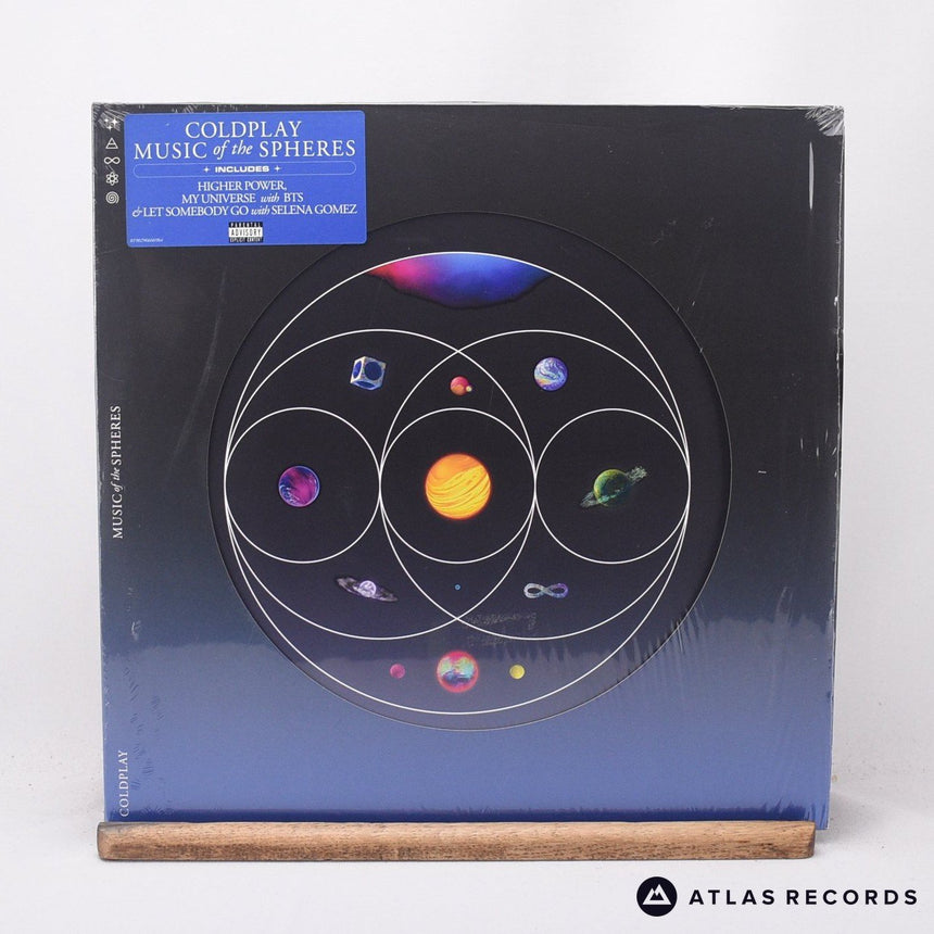 Coldplay Music Of The Spheres LP Vinyl Record - Front Cover & Record