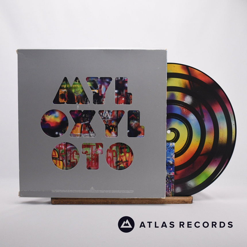 Coldplay Mylo Xyloto LP + CD Box Set Vinyl Record - Front Cover & Record