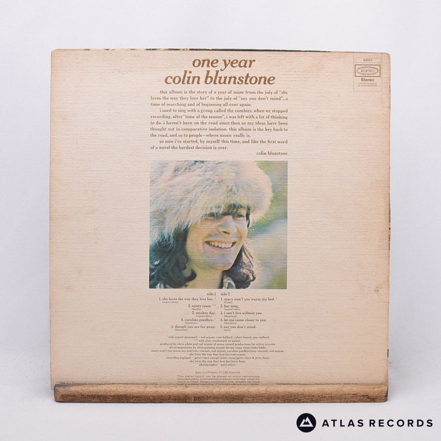 Colin Blunstone - One Year - Porky Textured Sleeve A1 B1 LP Vinyl Record - EX/EX