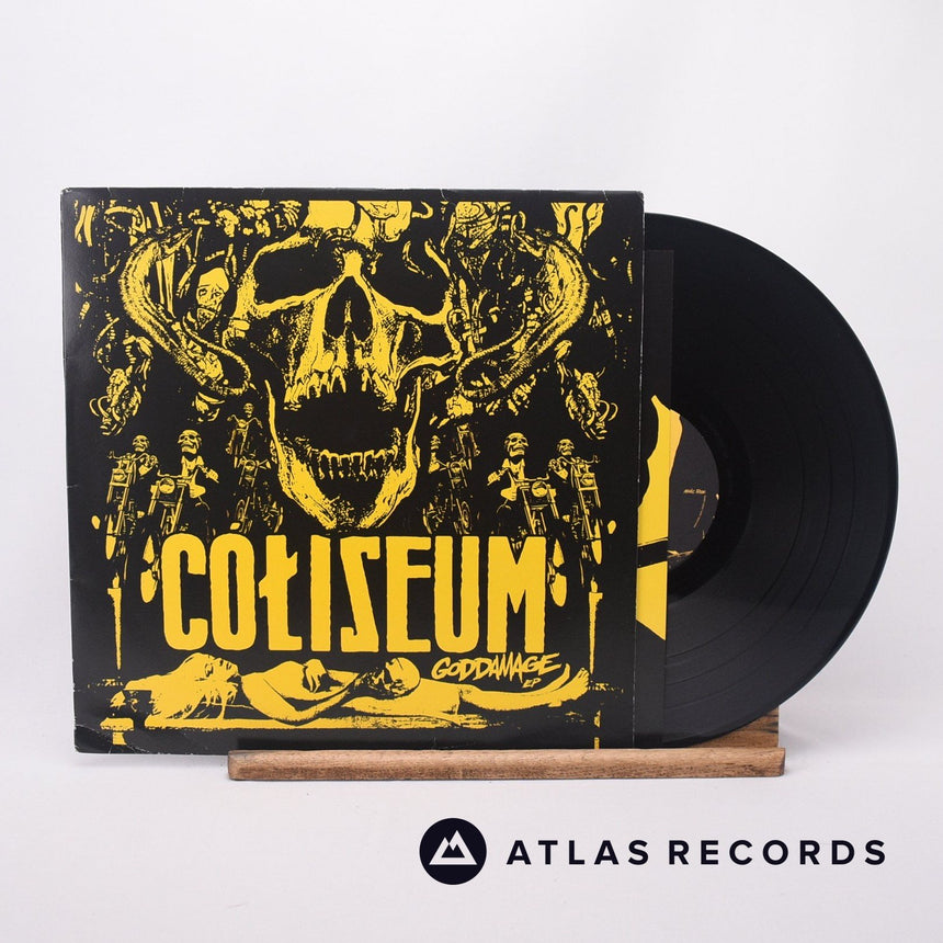 Coliseum Goddamage EP 12" Vinyl Record - Front Cover & Record