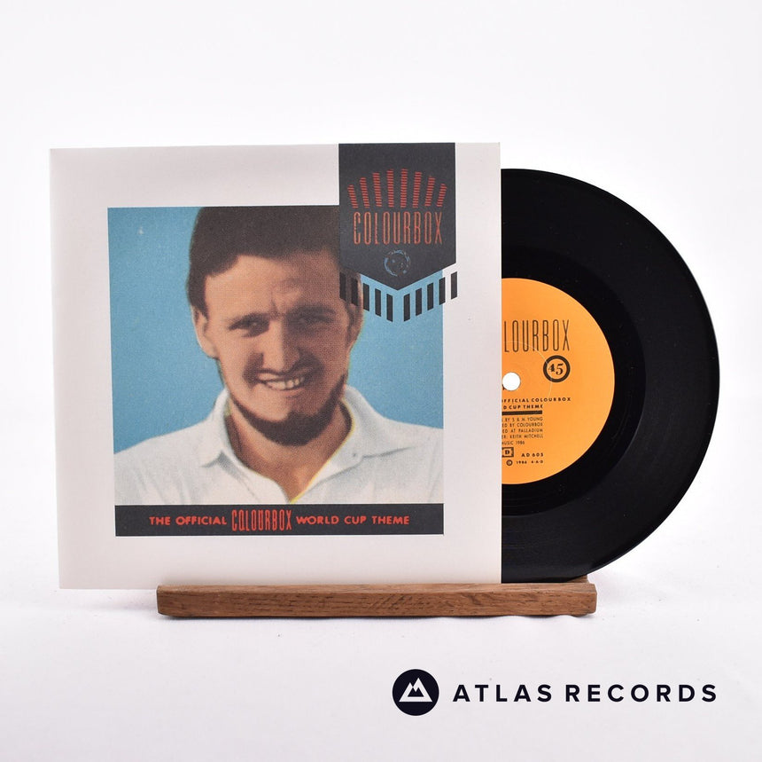Colourbox The Official Colourbox World Cup Theme 7" Vinyl Record - Front Cover & Record