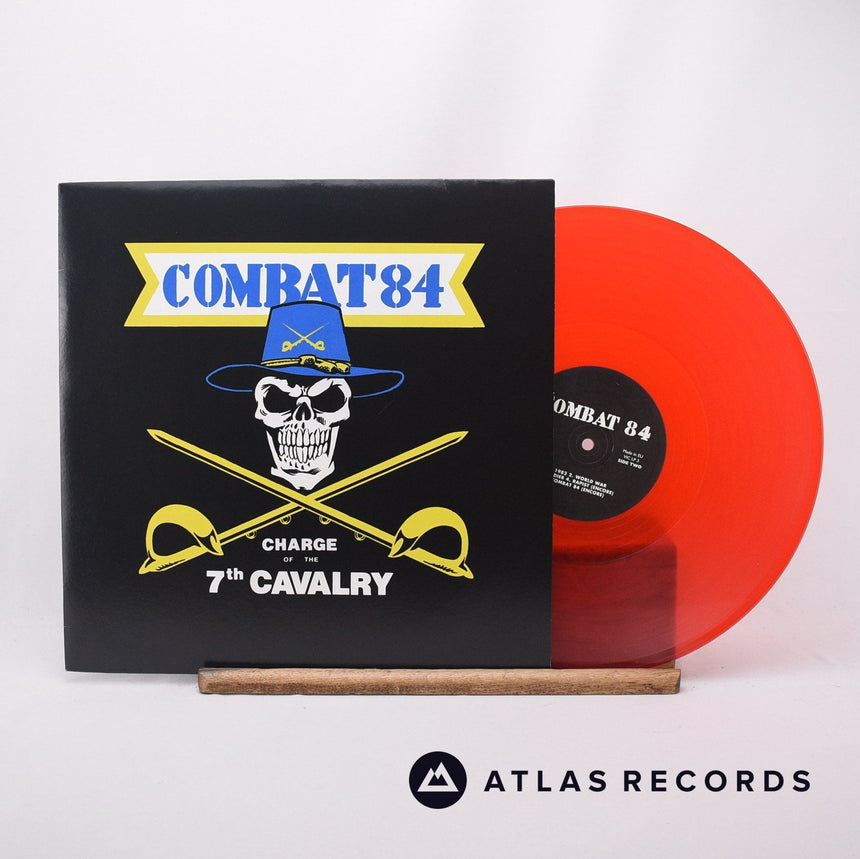 Combat 84 Charge Of The 7th Cavalry LP Vinyl Record - Front Cover & Record
