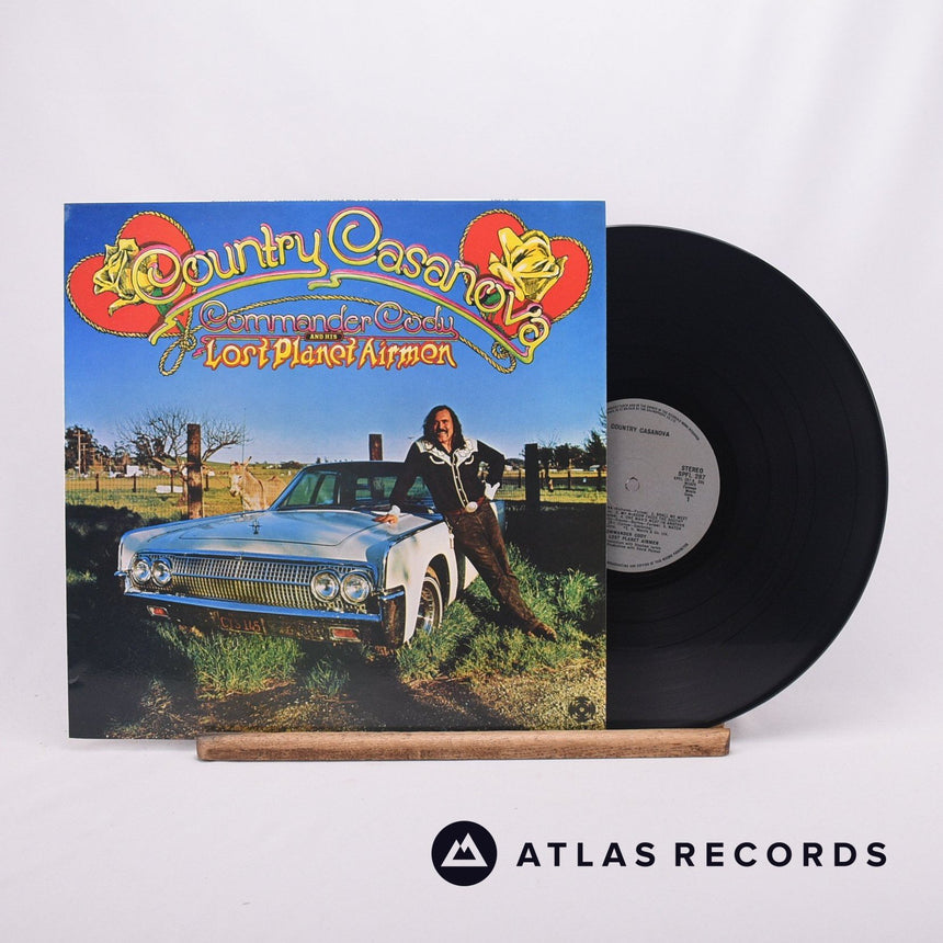 Commander Cody And His Lost Planet Airmen Country Casanova LP Vinyl Record - Front Cover & Record