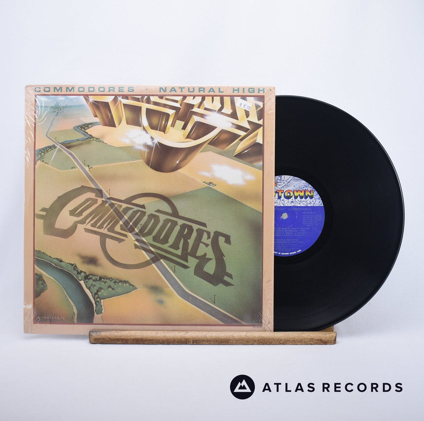 Commodores Natural High LP Vinyl Record - Front Cover & Record