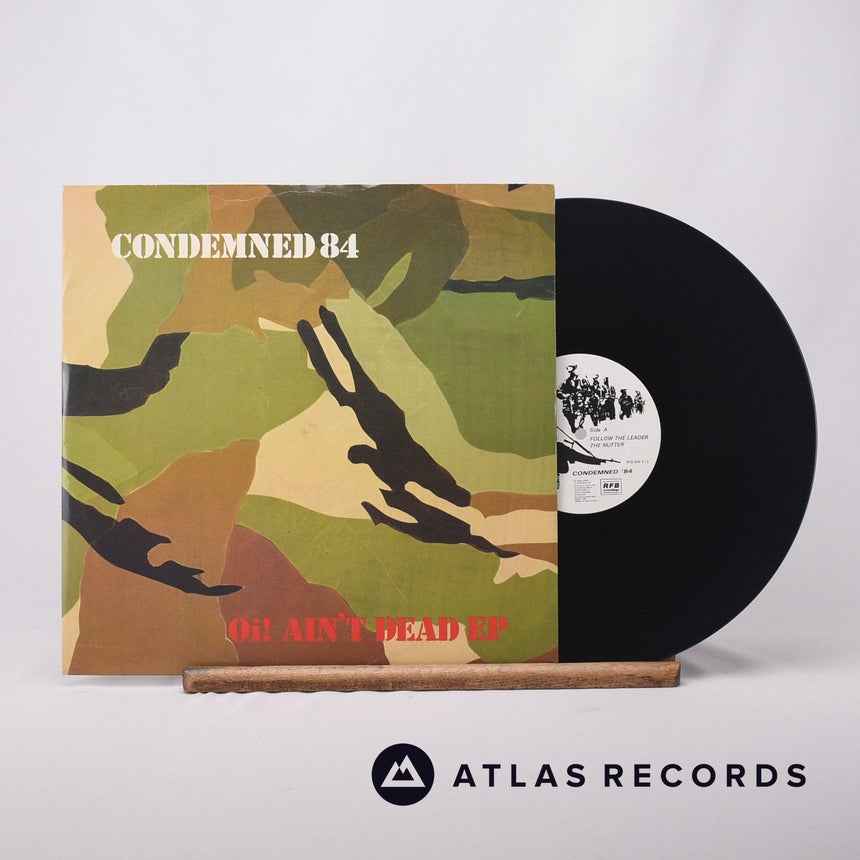 Condemned 84 Oi! Ain't Dead EP 12" Vinyl Record - Front Cover & Record