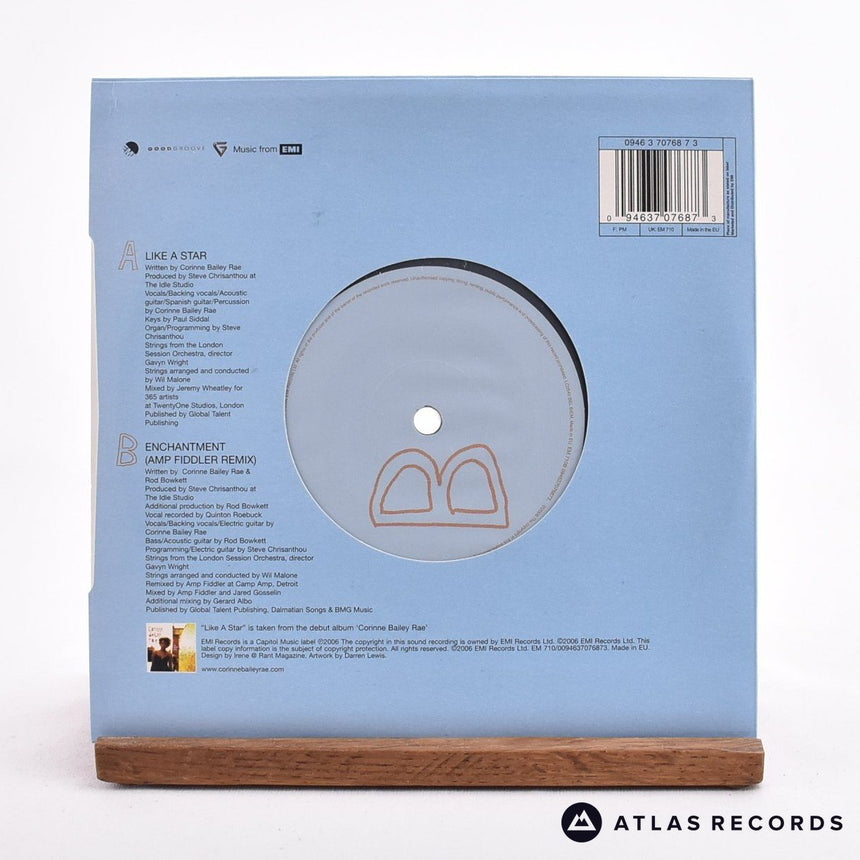 Corinne Bailey Rae - Like A Star - Die-Cut Sleeve 7" Vinyl Record - NM/EX