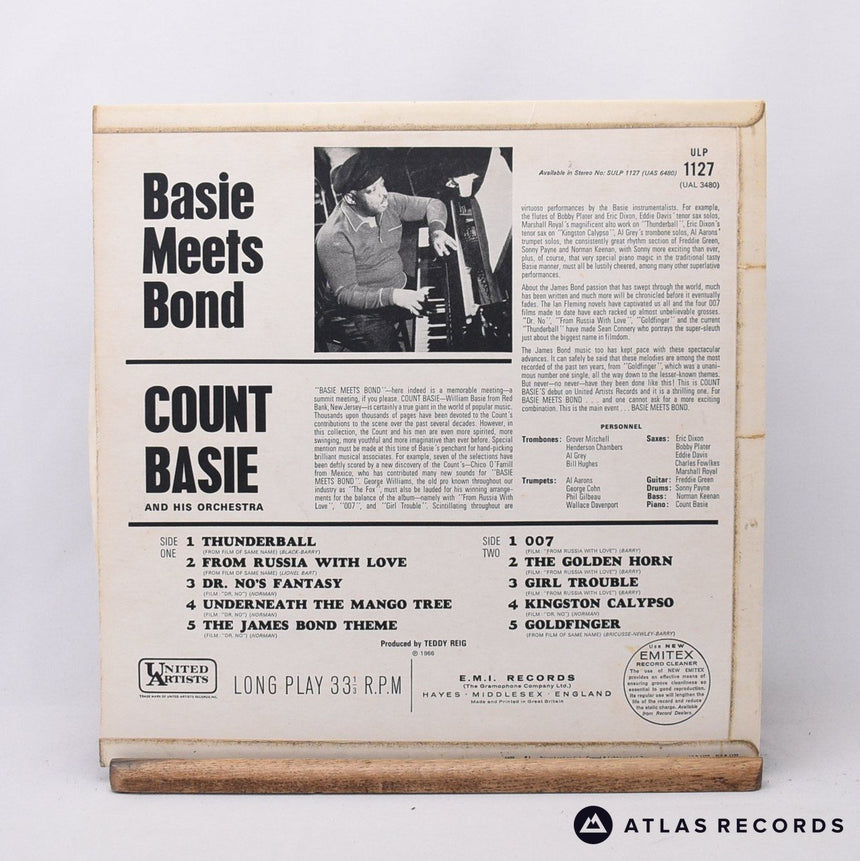 Count Basie Orchestra - Basie Meets Bond - Mono LP Vinyl Record - VG+/VG+