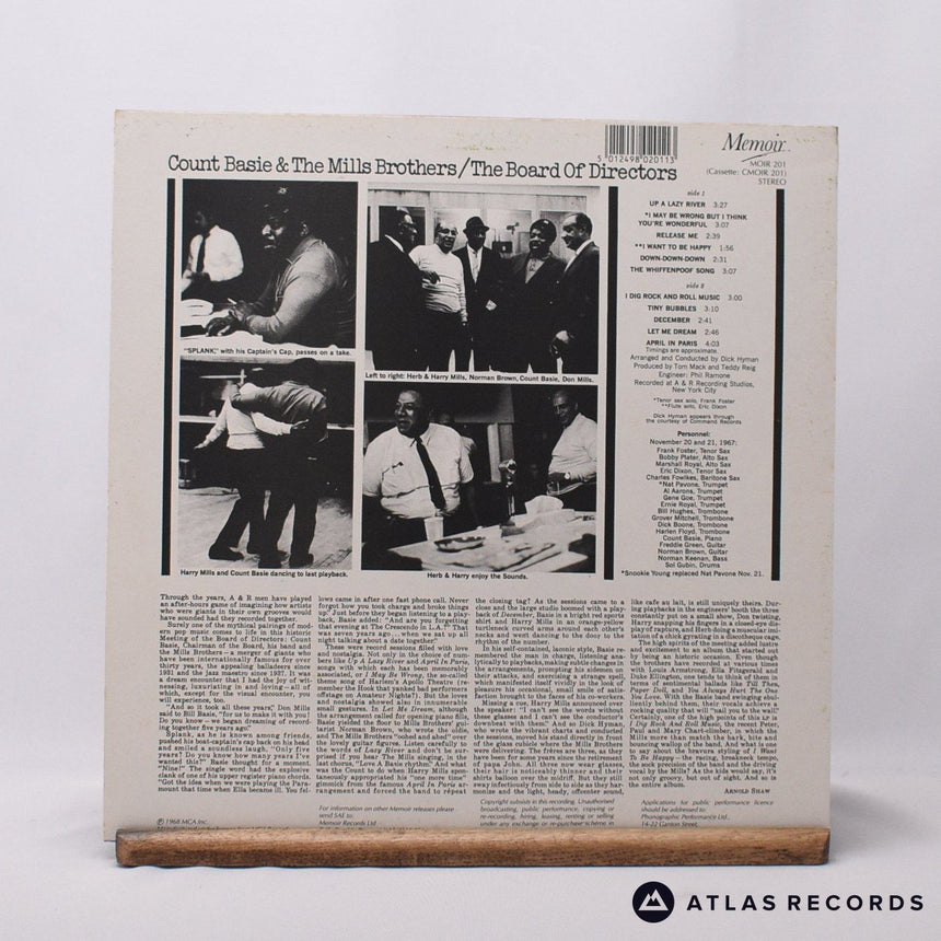 Count Basie - The Board Of Directors - Reissue LP Vinyl Record - EX/VG+