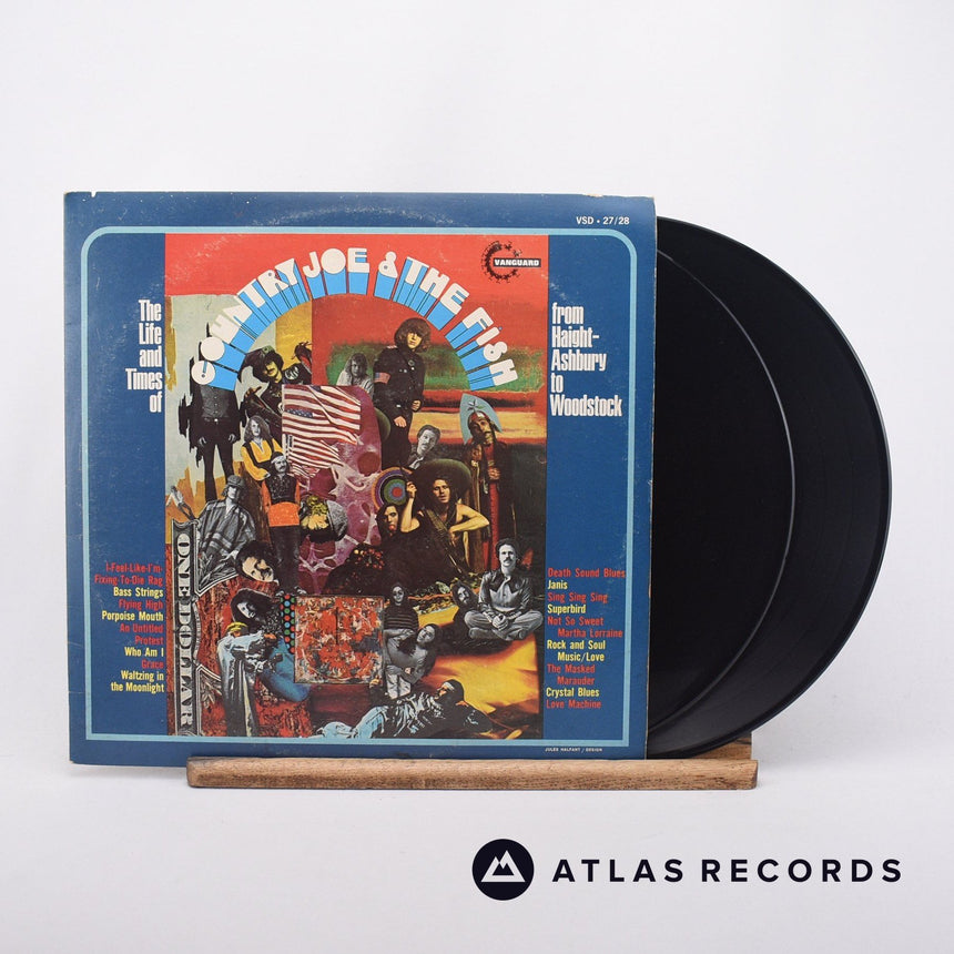 Country Joe And The Fish The Life And Times Of Country Joe And The Fish From Haight-Ashbury To Woodstock 2 x LP Vinyl Record - Front Cover & Record