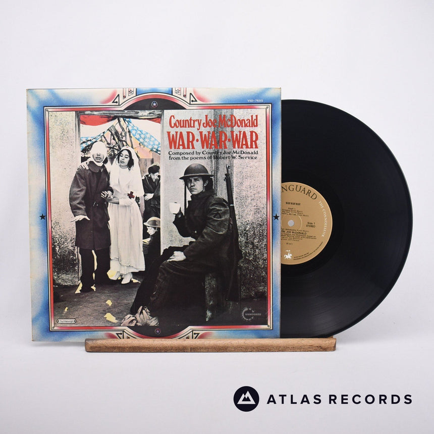 Country Joe McDonald War War War LP Vinyl Record - Front Cover & Record