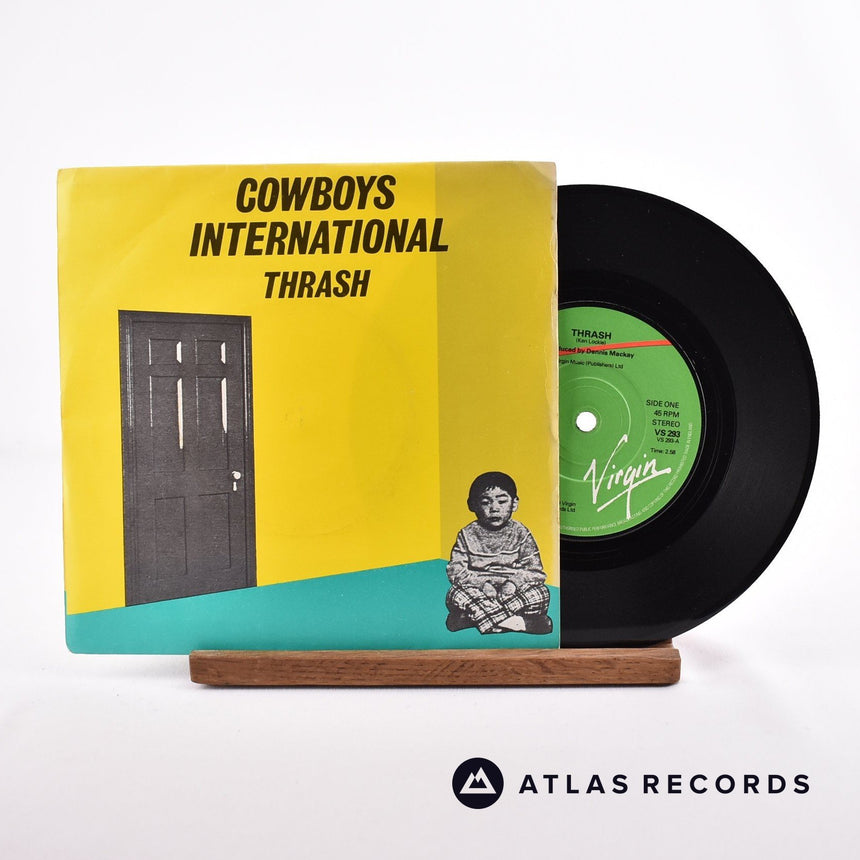 Cowboys International Thrash 7" Vinyl Record - Front Cover & Record