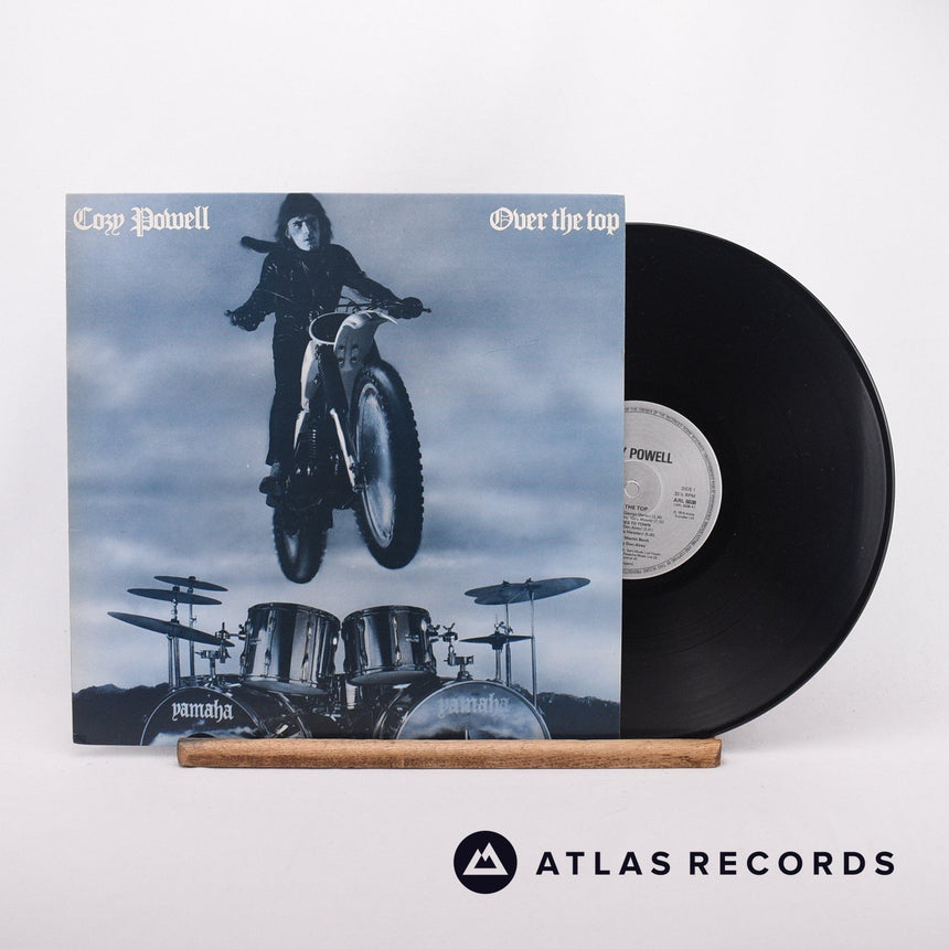 Cozy Powell Over The Top LP Vinyl Record - Front Cover & Record