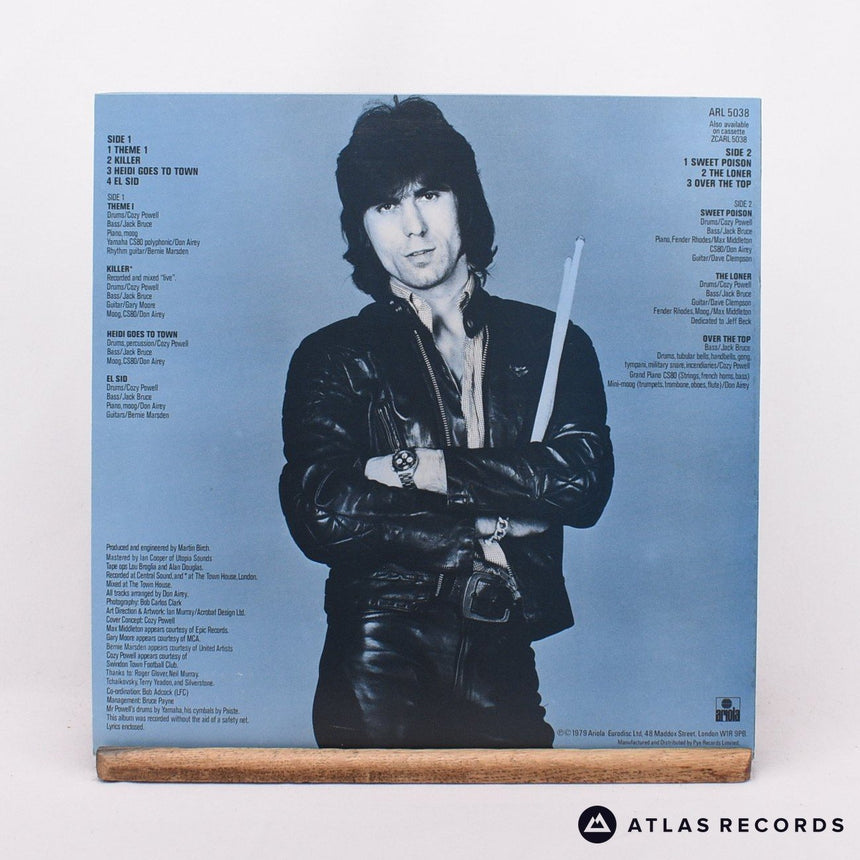 Cozy Powell - Over The Top - LP Vinyl Record - EX/EX