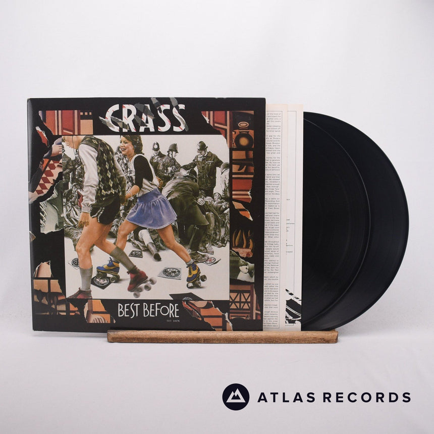 Crass Best Before...1984 2 x LP Vinyl Record - Front Cover & Record
