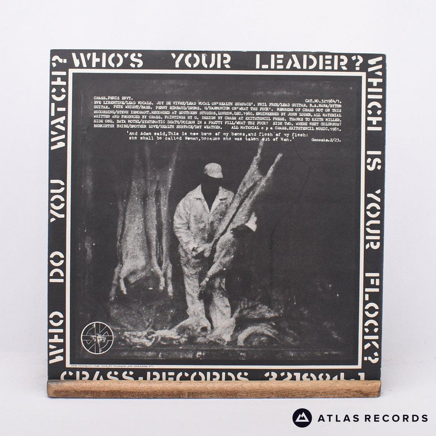 Crass - Penis Envy - Mpo Poster Sleeve A-6 B-6 LP Vinyl Record - VG/VG+