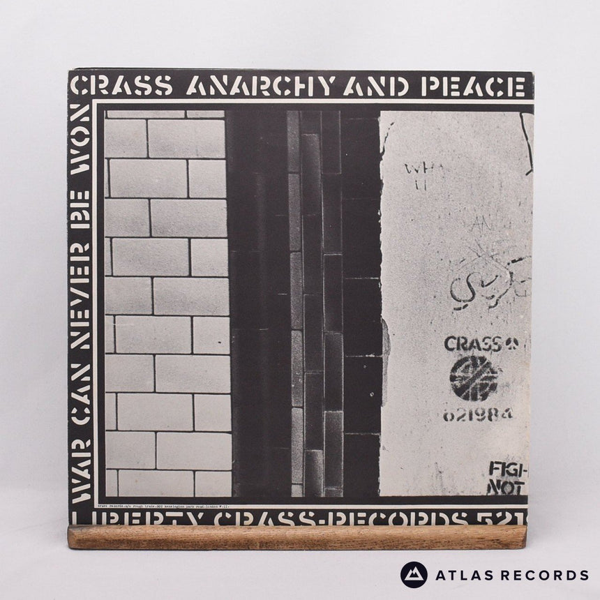 Crass - Stations Of The Crass - A-3 B-3 C-4 D-3 2 x 12" Vinyl Record - EX/VG+