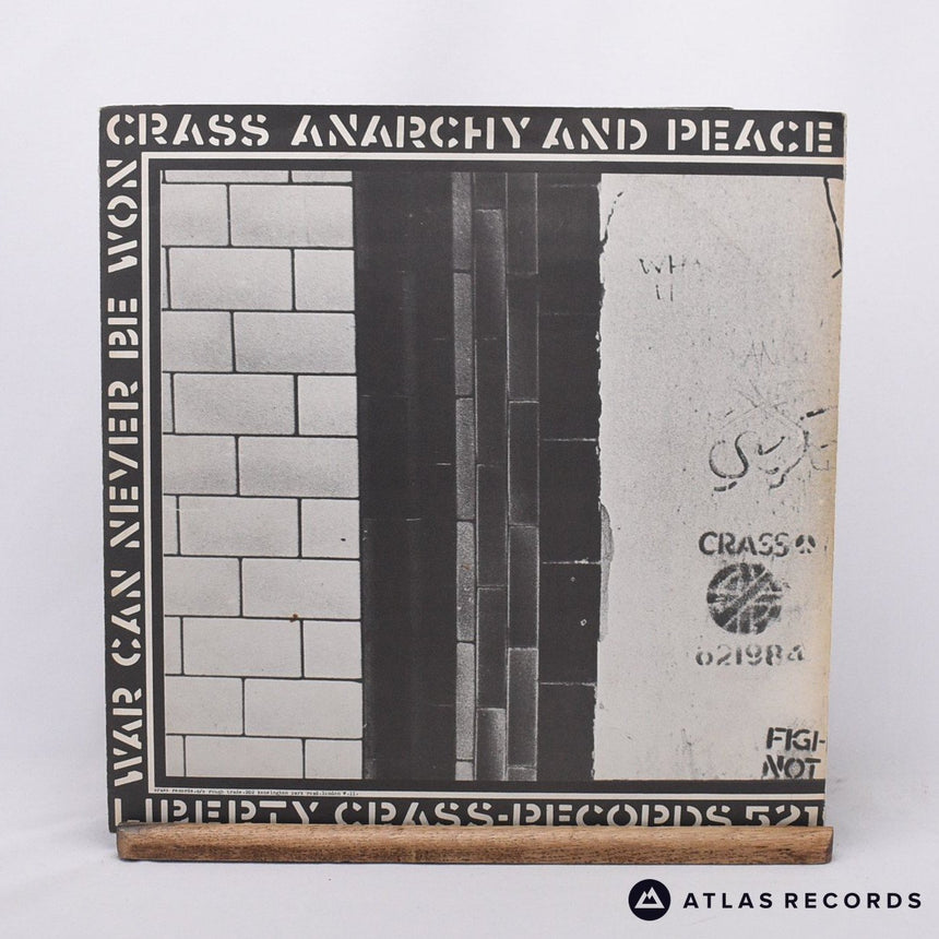 Crass - Stations Of The Crass - A-1 B-1 C-2 D-1 2 x 12" Vinyl Record - EX/EX