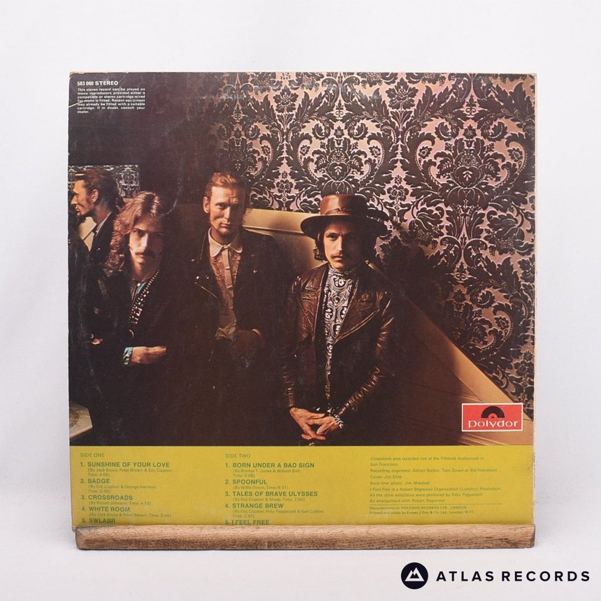 Cream - Best Of Cream - LP Vinyl Record - VG+/VG