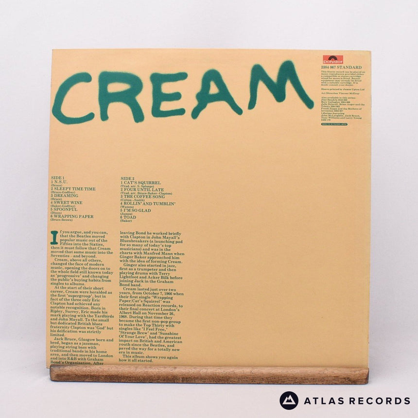 Cream - Cream - Reissue LP Vinyl Record - EX/EX