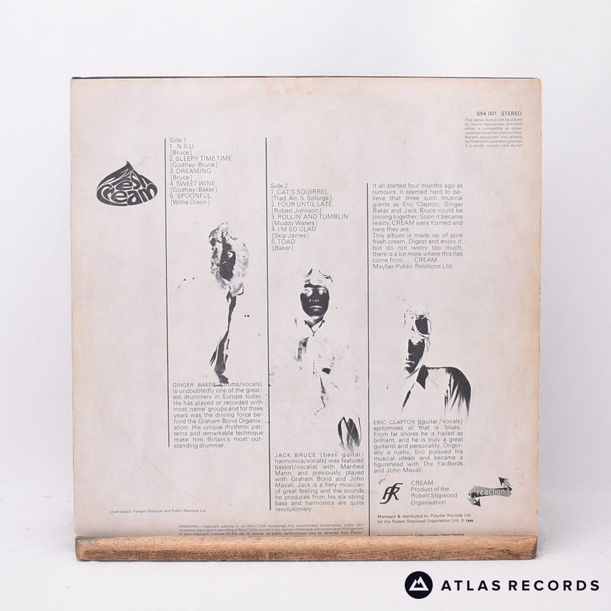 Cream - Fresh Cream - A//1 B//1 LP Vinyl Record - VG+/VG+