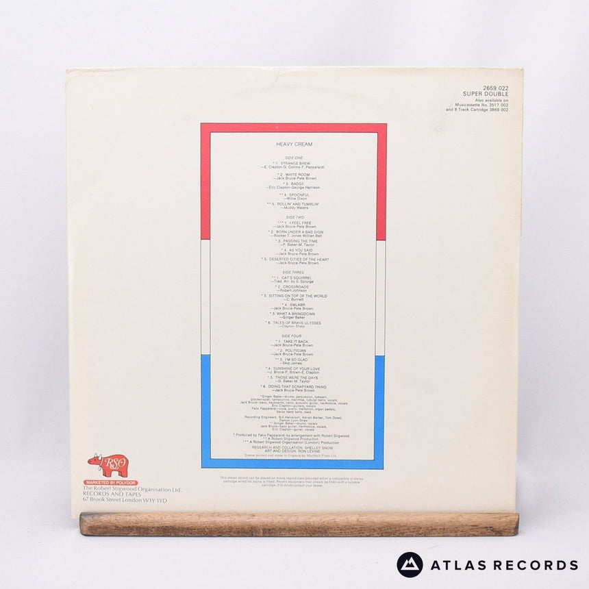 Cream - Heavy Cream - Embossed Sleeve 2 x LP Vinyl Record - VG+/EX