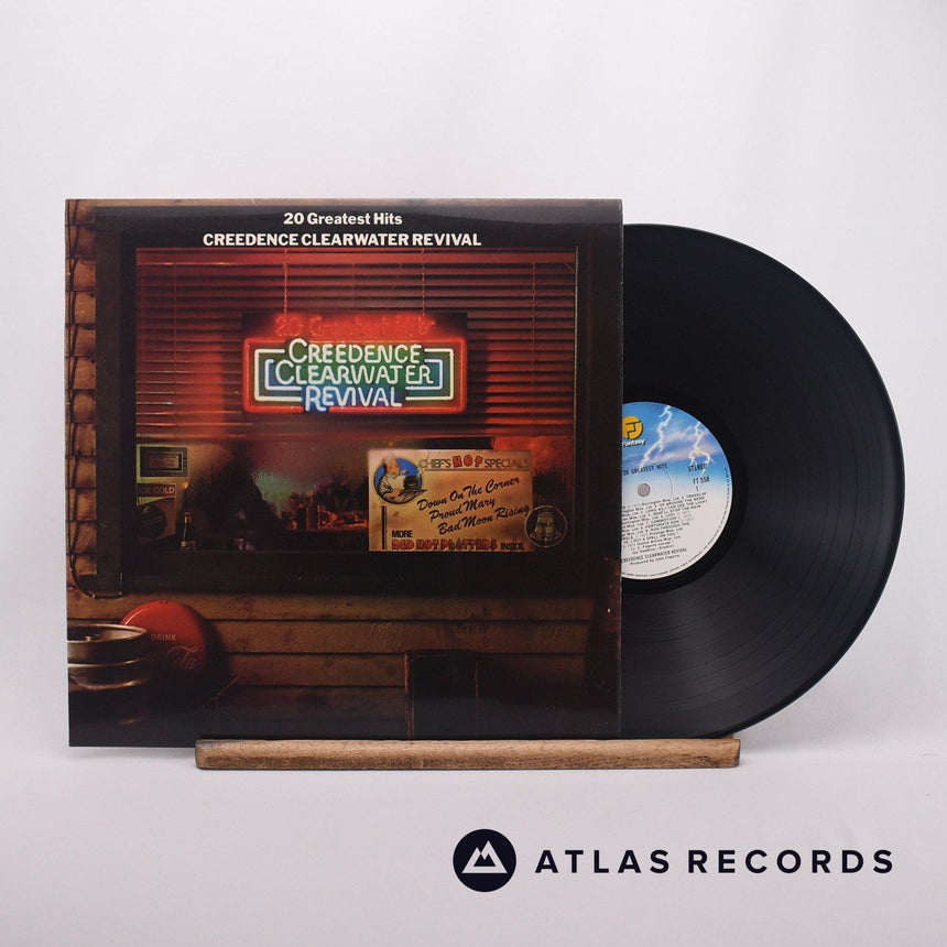 Creedence Clearwater Revival 20 Greatest Hits LP Vinyl Record - Front Cover & Record