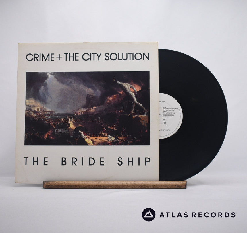 Crime & The City Solution The Bride Ship LP Vinyl Record - Front Cover & Record