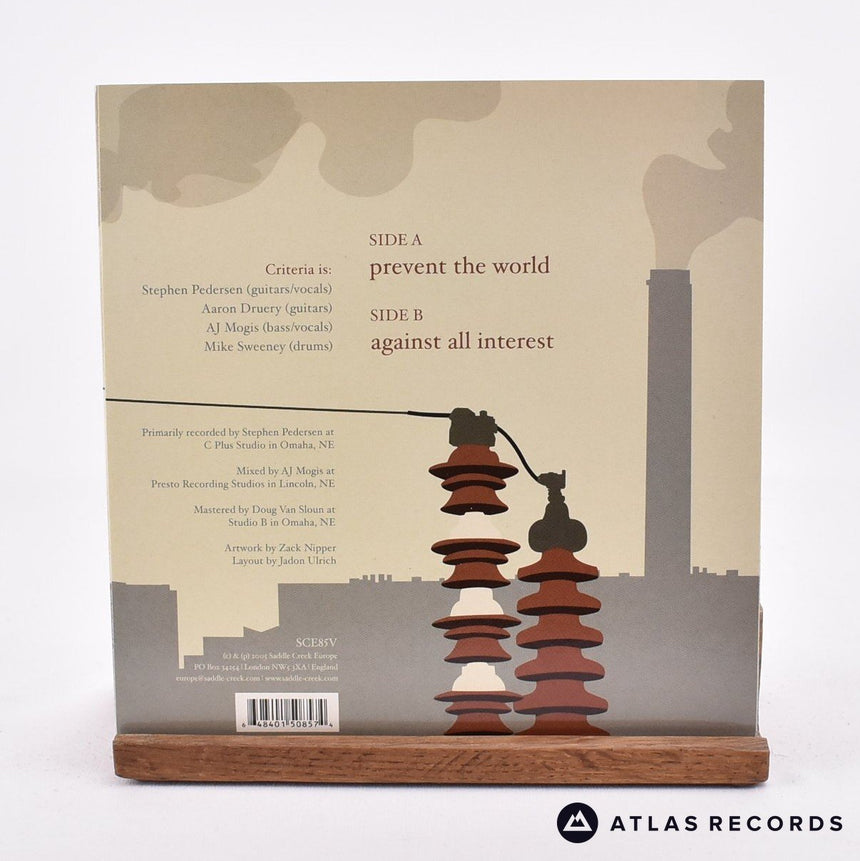 Criteria - Prevent The World - 7" Vinyl Record - NM/NM