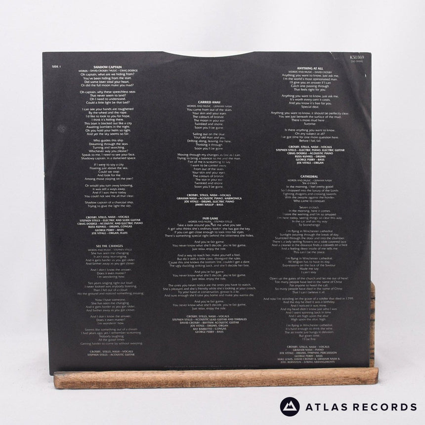 Crosby, Stills & Nash - CSN - Textured Sleeve LP Vinyl Record - EX/EX