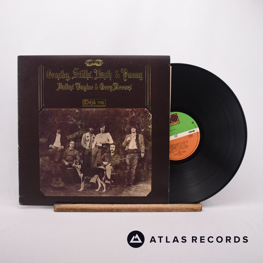 Crosby, Stills, Nash & Young Déjà Vu LP Vinyl Record - Front Cover & Record
