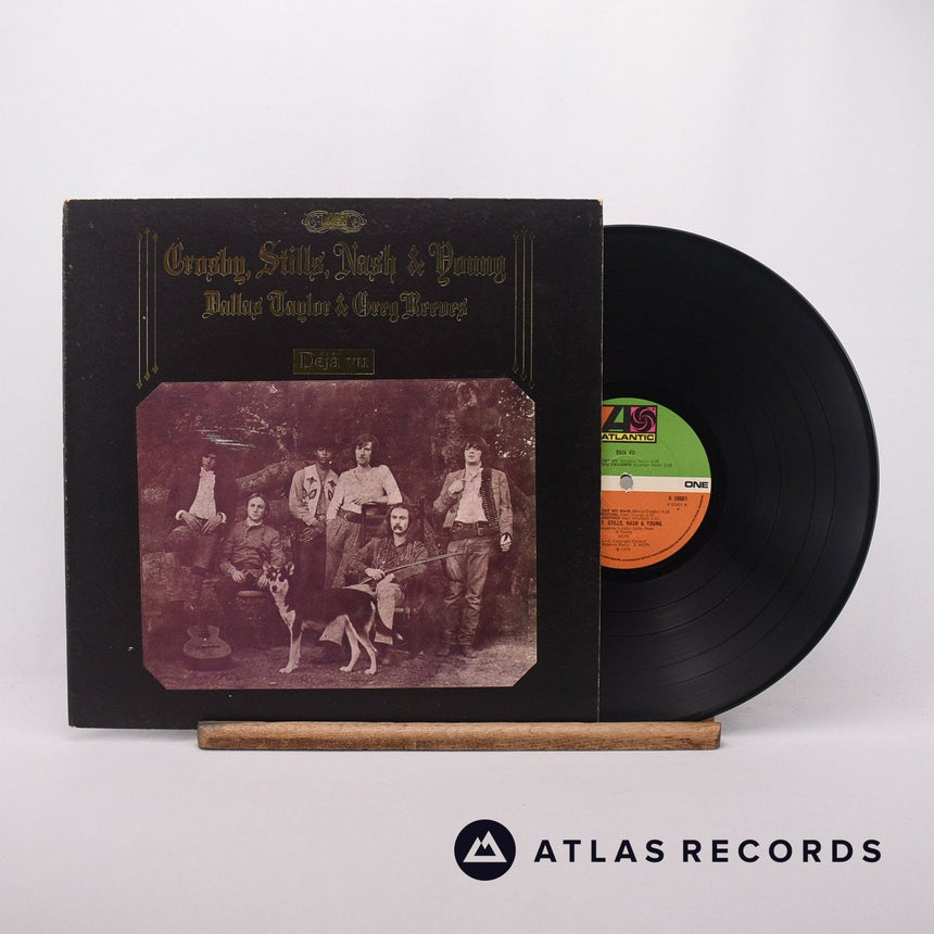 Crosby, Stills, Nash & Young Déjà Vu LP Vinyl Record - Front Cover & Record