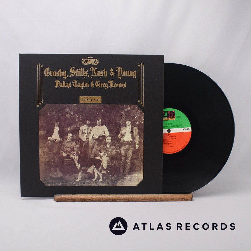 Crosby, Stills, Nash & Young Déjà Vu LP Vinyl Record - Front Cover & Record