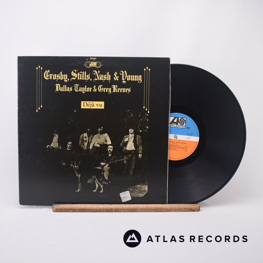 Crosby, Stills, Nash & Young Déjà Vu LP Vinyl Record - Front Cover & Record