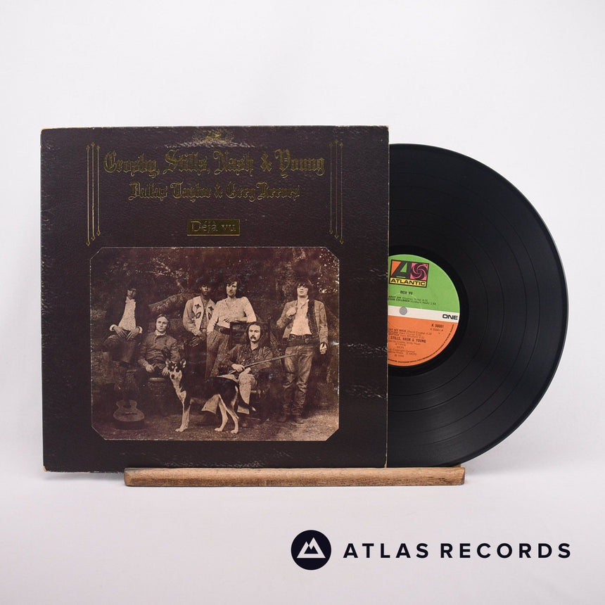 Crosby, Stills, Nash & Young Déjà Vu LP Vinyl Record - Front Cover & Record
