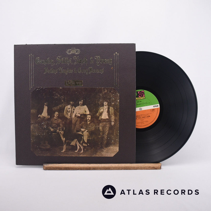 Crosby, Stills, Nash & Young Déjà Vu LP Vinyl Record - Front Cover & Record