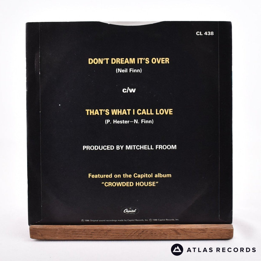 Crowded House - Don't Dream It's Over - 7" Vinyl Record - VG+/VG+