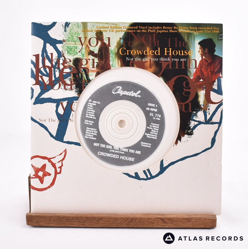 Crowded House Not The Girl You Think You Are 7" Vinyl Record - Front Cover & Record