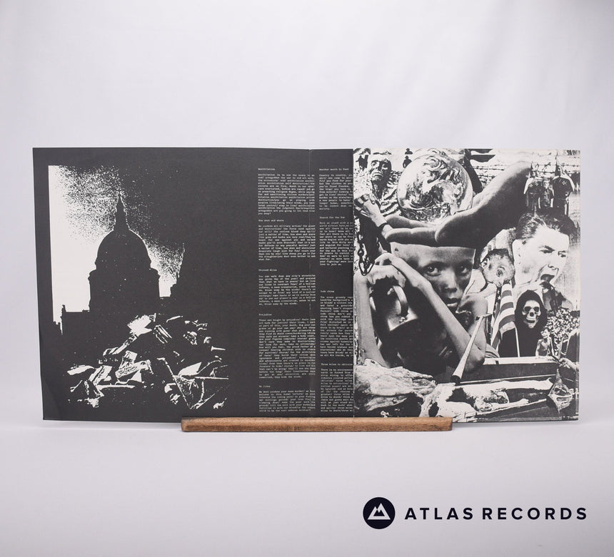 Crucifix - Dehumanization - First Press Gatefold A-1 B-1 LP Vinyl Record - EX/EX