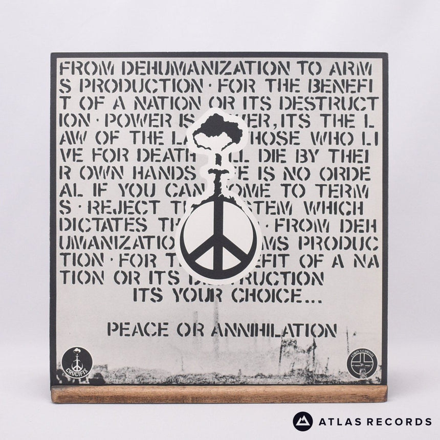 Crucifix - Dehumanization - First Press Gatefold A-1 B-1 LP Vinyl Record - EX/EX