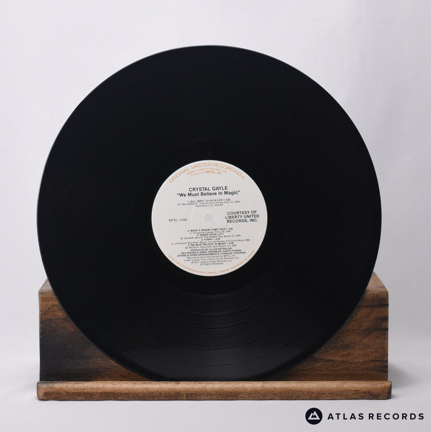 Crystal Gayle - We Must Believe In Magic - LP Vinyl Record - VG+/VG+