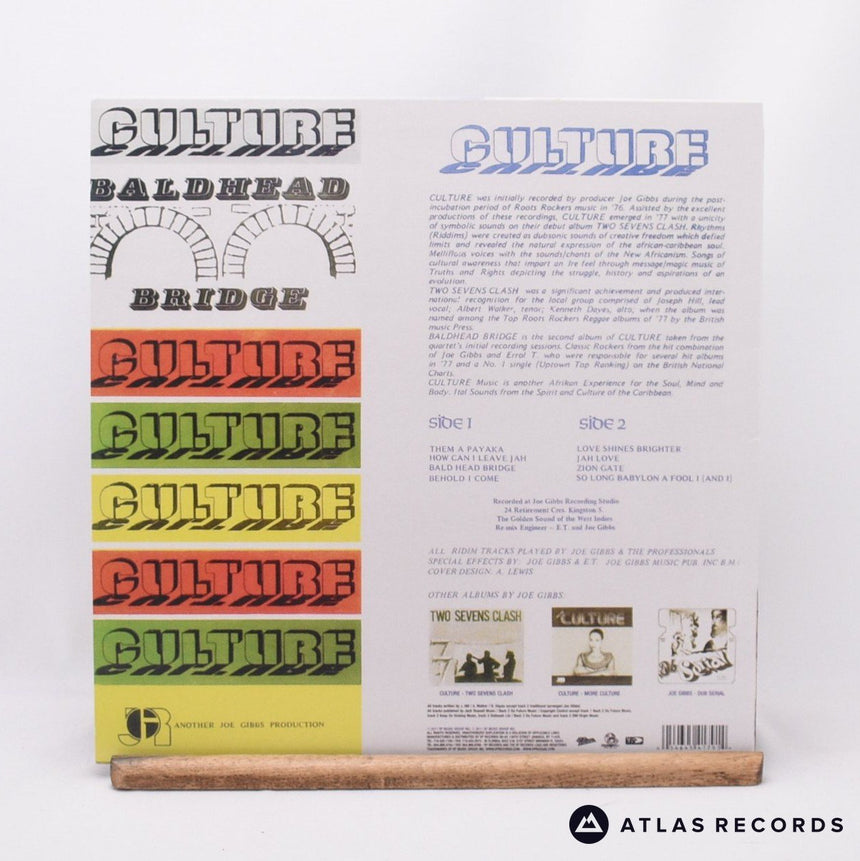 Culture - Baldhead Bridge - Reissue Us LP Vinyl Record - NM/EX