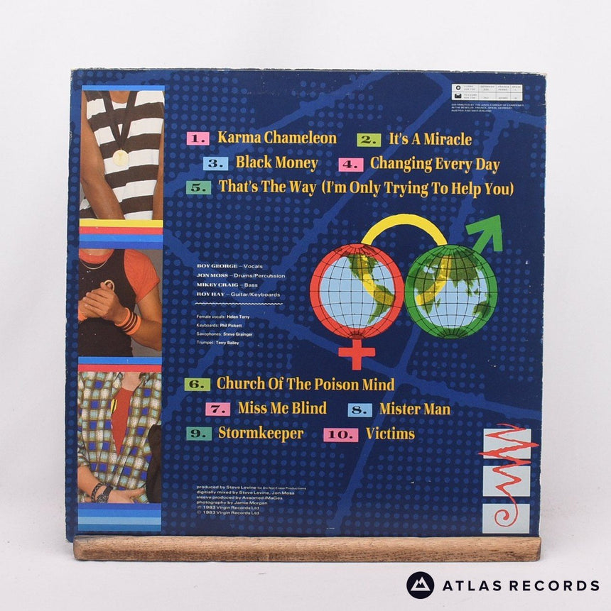 Culture Club - Colour By Numbers - Insert Lyric Sheet LP Vinyl Record - EX/EX