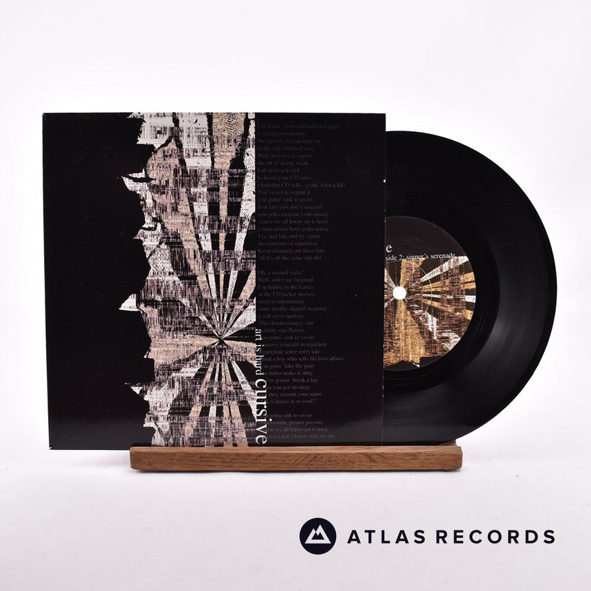 Cursive Art Is Hard 7" Vinyl Record - Front Cover & Record