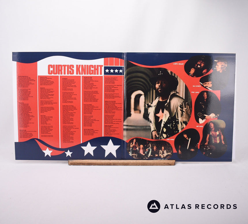 Curtis Knight Zeus - Curtis Knight With Zeus - Insert LP Vinyl Record - NM/EX