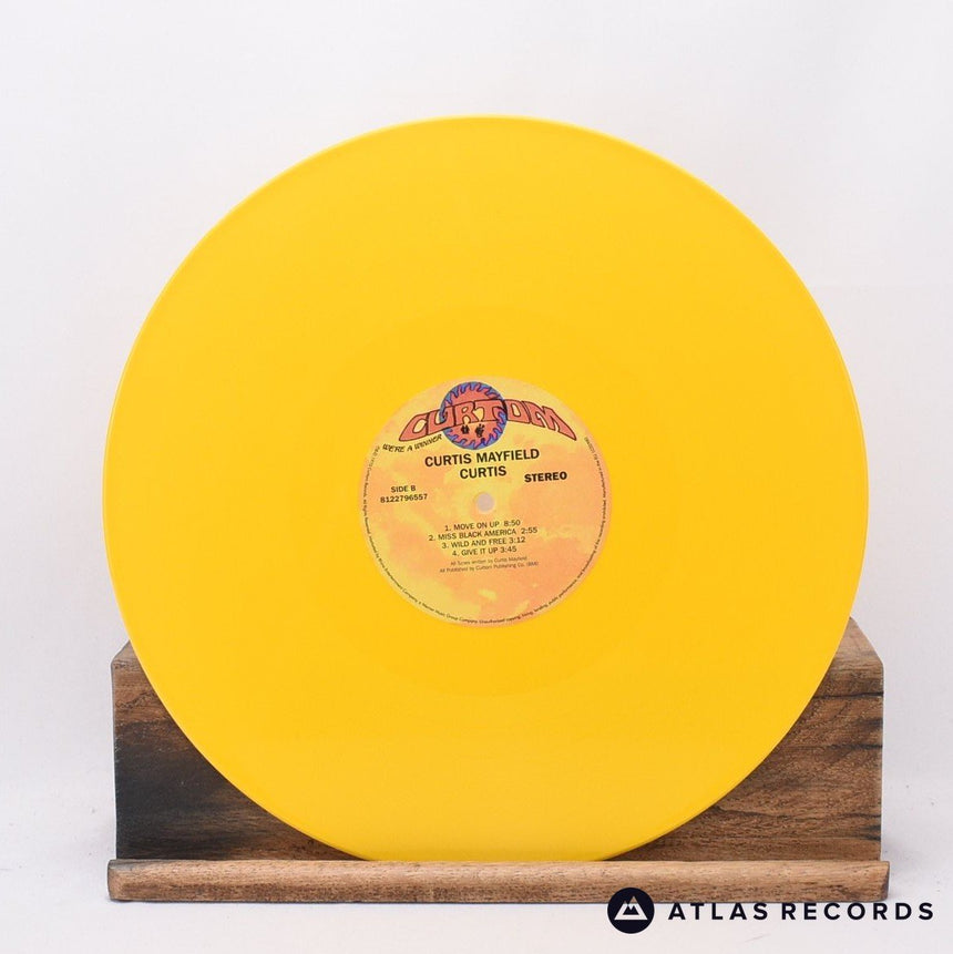 Curtis Mayfield - Curtis - Yellow Limited Edition LP Vinyl Record - EX/NM
