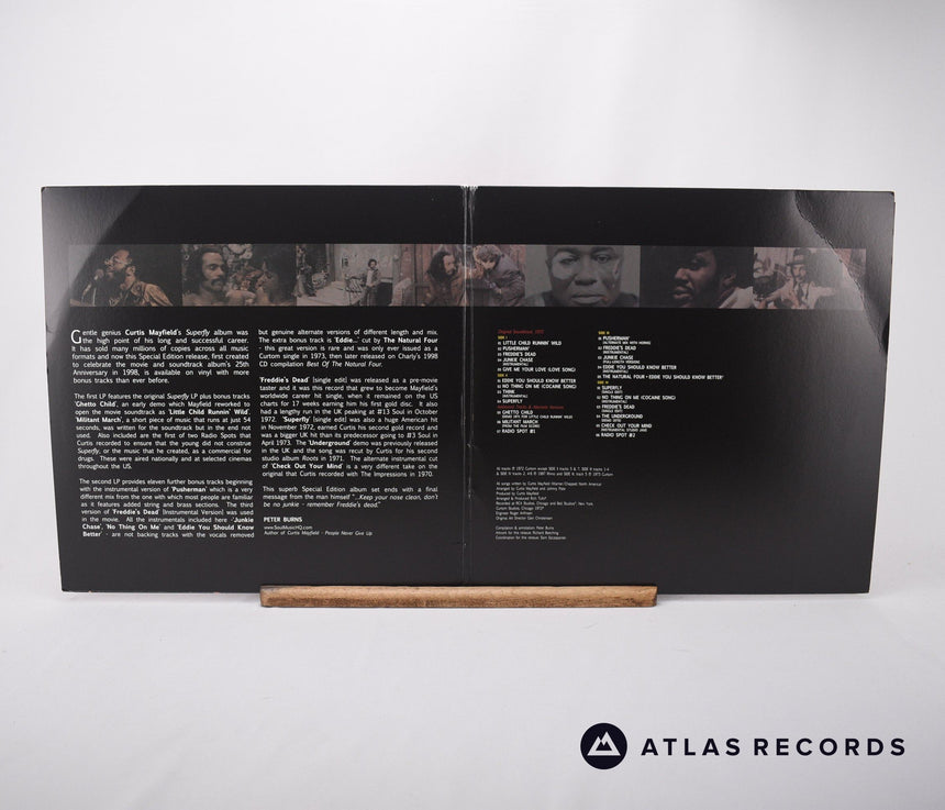 Curtis Mayfield - Superfly - Orange 2 x LP Vinyl Record - EX/NM