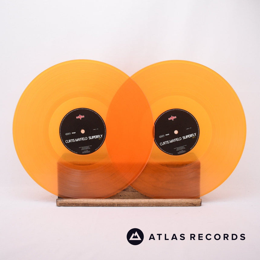 Curtis Mayfield - Superfly - Orange 2 x LP Vinyl Record - EX/NM