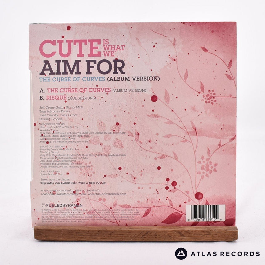 Cute Is What We Aim For - The Curse Of Curves - Pink 7" Vinyl Record - NM/NM